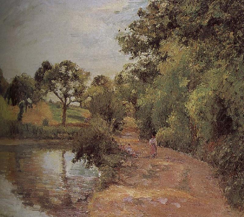 Camille Pissarro pond oil painting picture